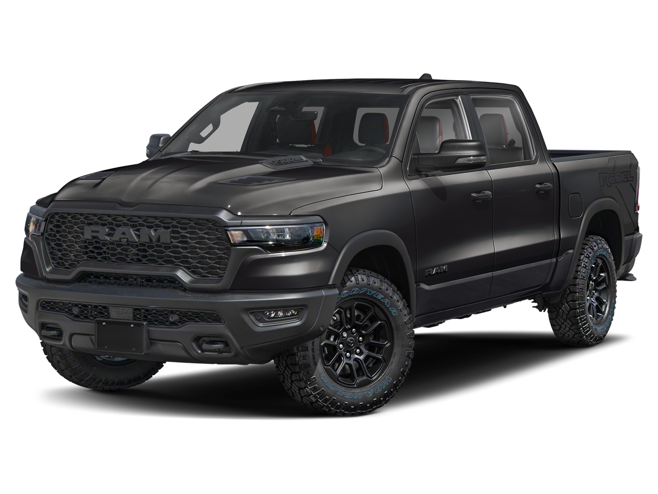 2026 RAM 1500 Rebel in Tank — front three-quarter view