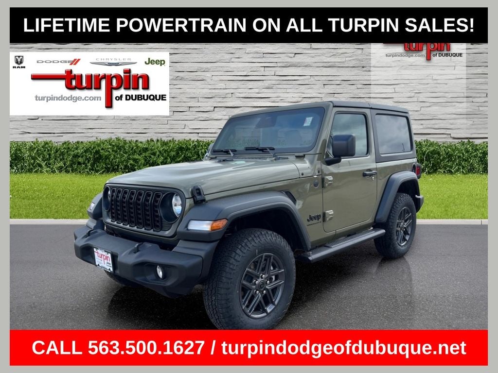 2026 Jeep Wrangler Sport S in 41 — front three-quarter view