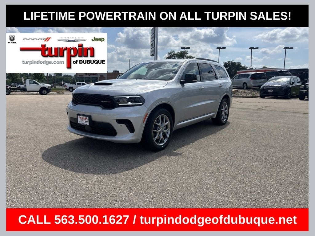 2026 Dodge Durango GT Premium HEMI V8 in Triple Nickel — front three-quarter view