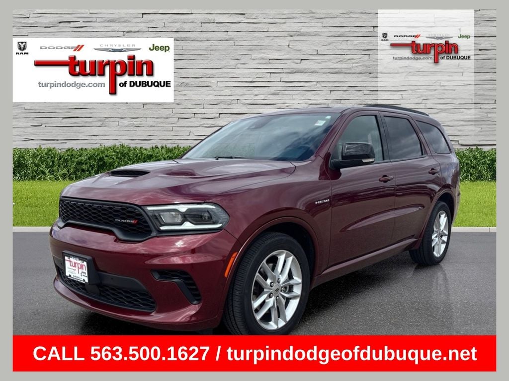 2024 Dodge Durango R/T Plus in Octane Red Pearlcoat — front three-quarter view