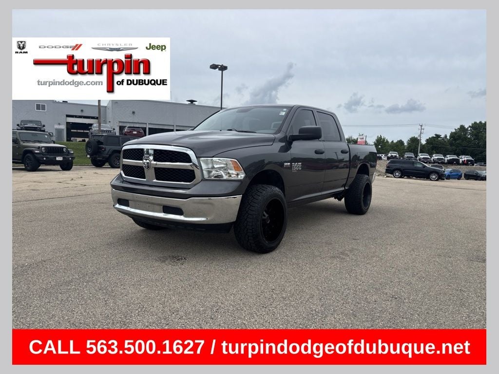 2019 RAM 1500 Classic Tradesman in Granite Crystal Metallic Clearcoat — front three-quarter view