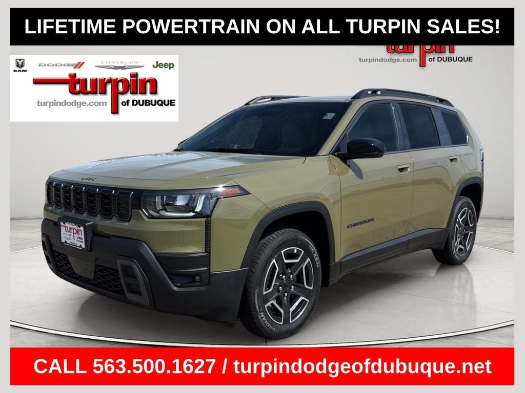 2026 Jeep Cherokee Limited in '41 — front three-quarter view