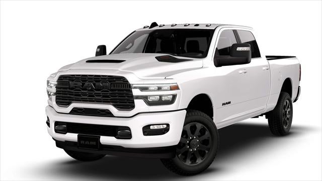2026 RAM 2500 Laramie in Bright White Clearcoat — front three-quarter view