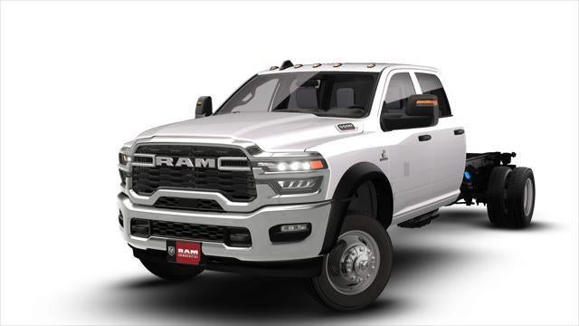 2026 RAM 5500HD Tradesman in Bright White Clearcoat — front three-quarter view